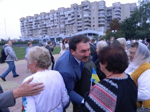 Партія регіонів приєдналась до урочистостей з нагоди підняття Державного Прапора України